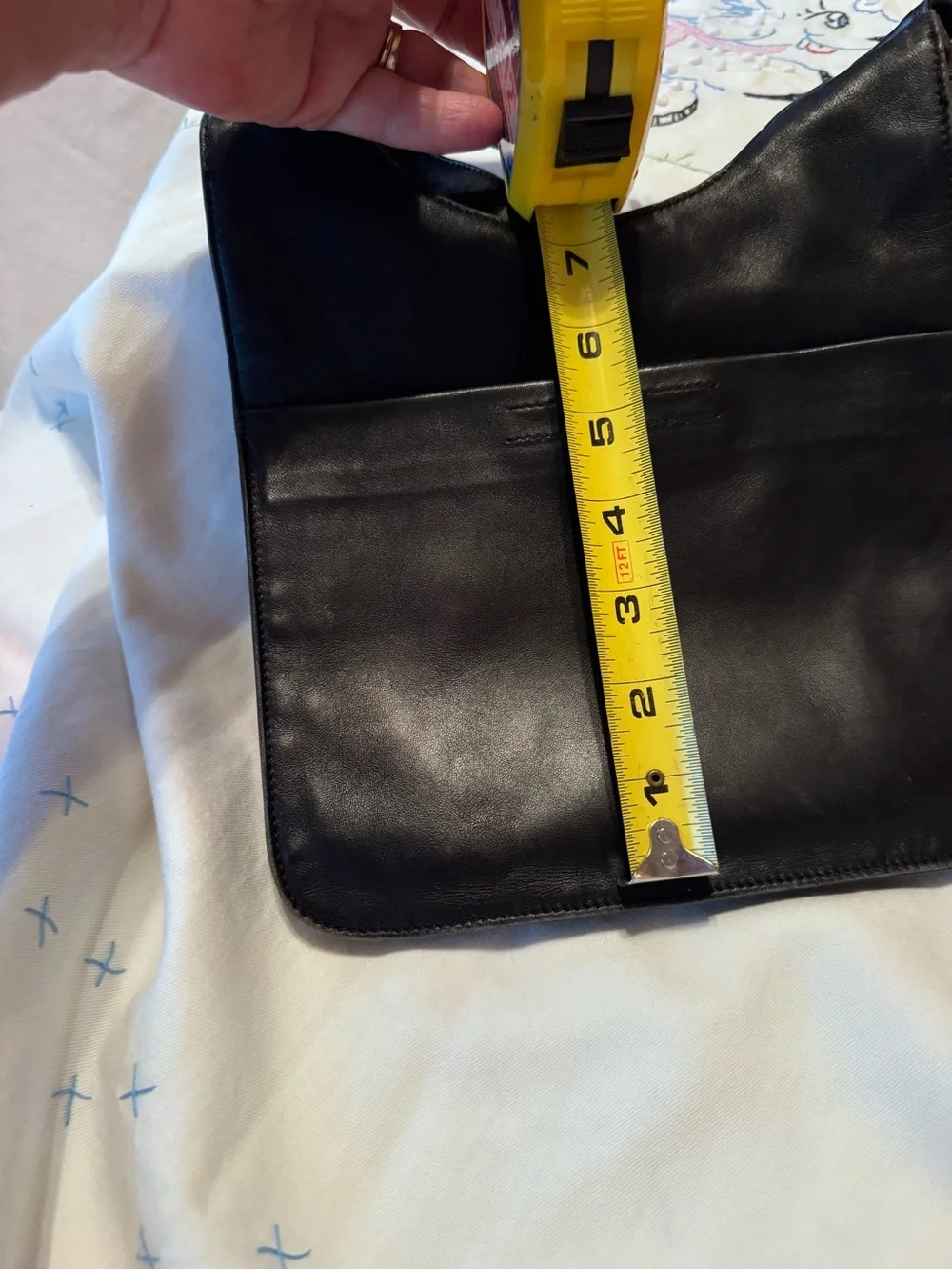 Prada Black Leather Messenger Bag
